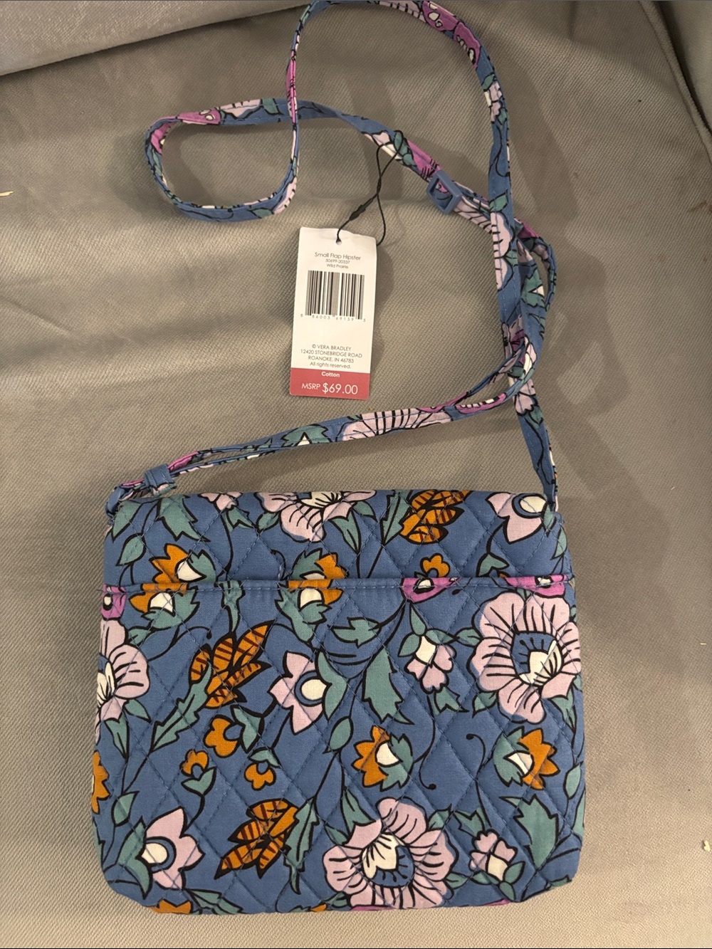 Vera Bradley Wild Prairie Small Flap Hipster - Picture 3 of 3